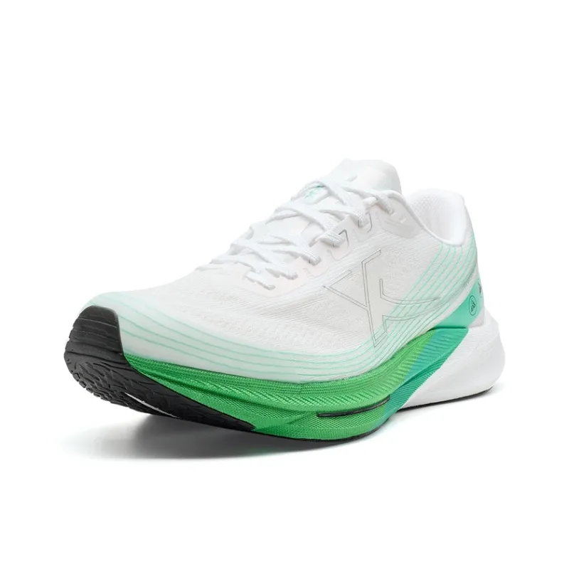 XTEP Anti Slip And Wear Resistant Lightweight Low Top Training Running Shoes Men's White Green-1