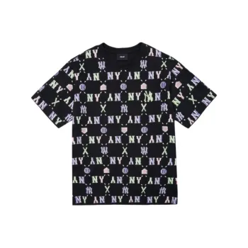 MLB Base Logo T Shirts Unisex Black