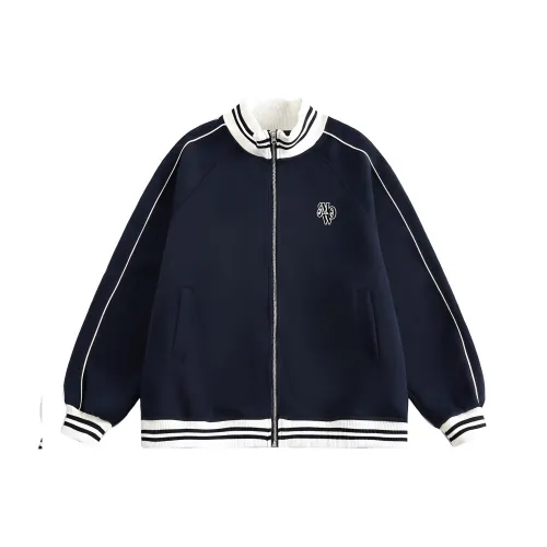 MIIOW Trend Party Series Jackets Coats Unisex Navy Blue