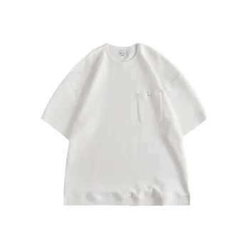 Evi Stub SS21 Other Elbow-Length Sleeved T-Shirt Unisex White
