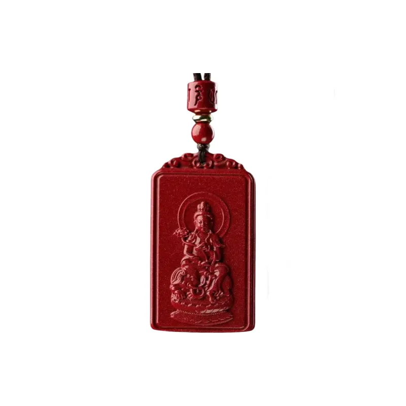 Jing Ruyu Cinnabar Necklaces Unisex-10
