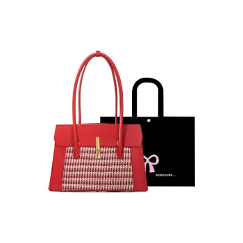 HACIN PU Shoulder Bag Regular Women's Red
