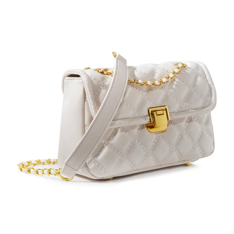 Worm's Home Pu Crossbody Bags Shoulder Bags Regular Women's Ecru-2