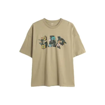 GAP SS23 T Shirts Men Khaki