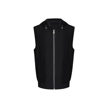 MANGANO Vest Men's Black Comes With Brand Shopping Bag