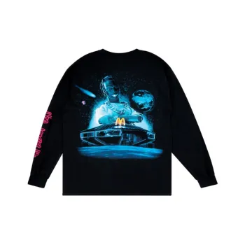 Mcdonald's X Travis Scott T Shirts Unisex Black
