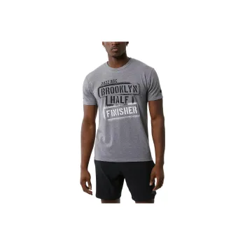 New Balance RBC Brooklyn Half T-Shirts Men Gray
