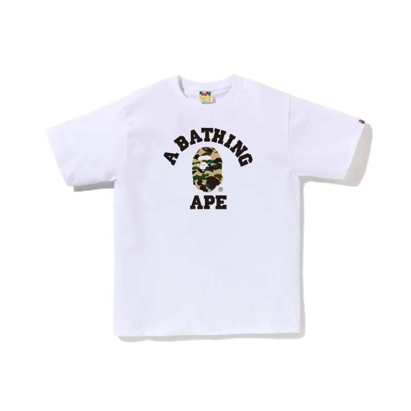 Bape Reflector 1st Camo College Tee-0