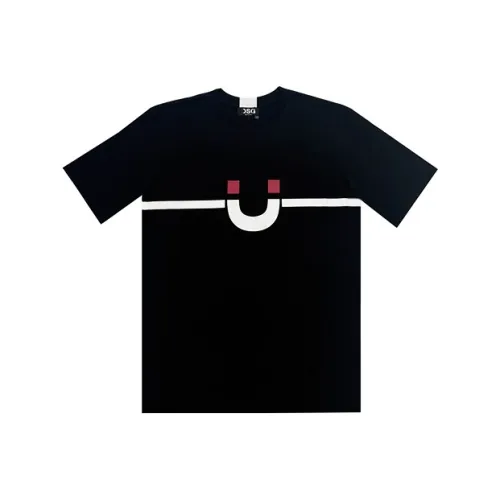 DSG DISGUSTO 블랙 남녀공용 티셔츠
