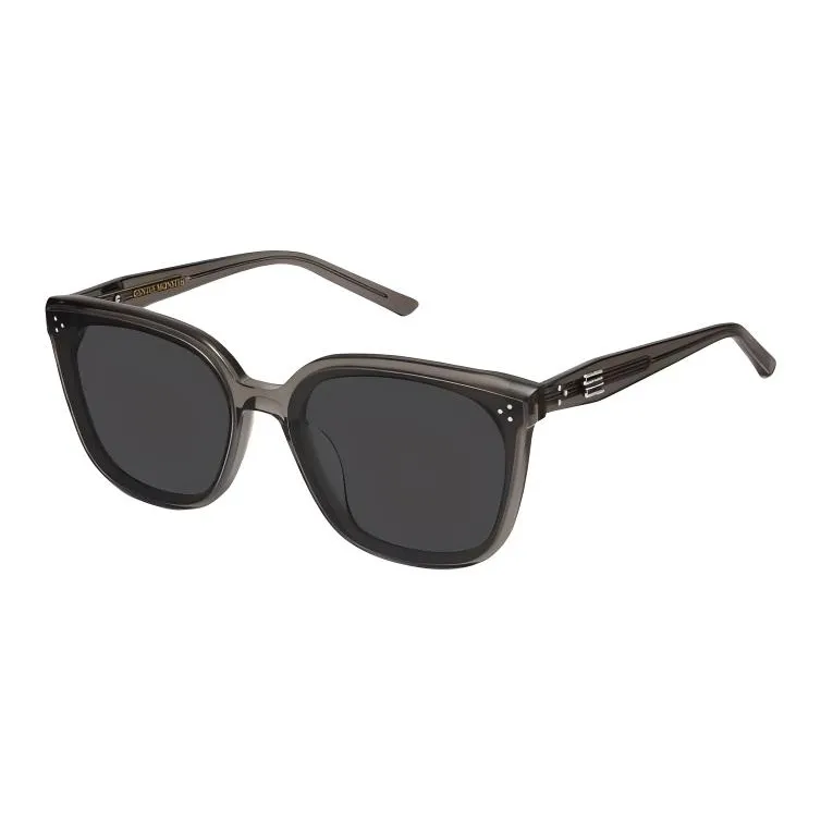 GENTLE MONSTER Metal Square Sunglasses Unisex Brown-0