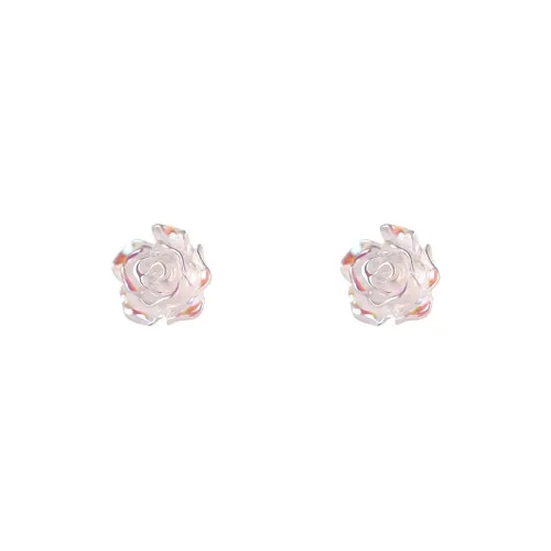 CHAOHONGJI S925 Silver Stud Earrings Women's