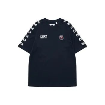 FILA FUSION x White Mountaineering T Shirt Men's Legend Blue