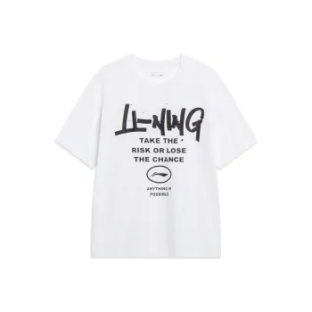 LiNing T Shirt Unisex Standard White