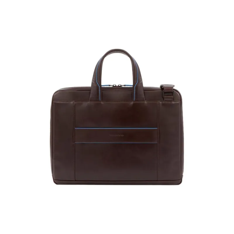 PIQUADRO Leather Briefcases Handbags Regular Unisex Brown-2