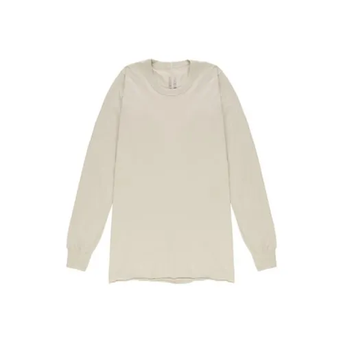 RICK OWENS T Shirts Men Pearl White