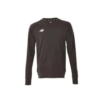 New Balance Team Sweat Crew T Shirts Men Black