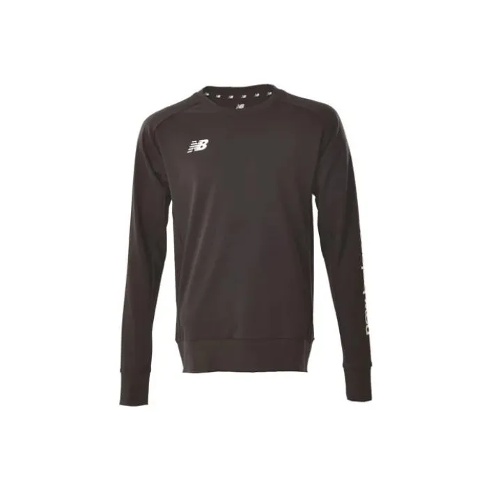 New Balance Team Sweat Crew T Shirts Men Black-0