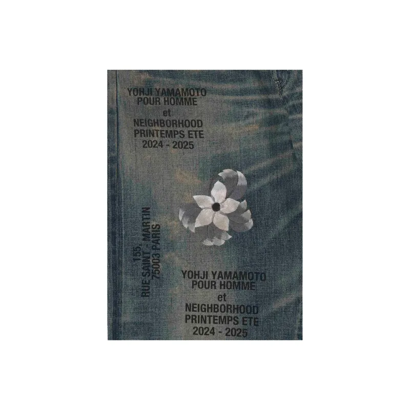 Yohji Yamamoto Graphic Printed Distressed Jeans-3