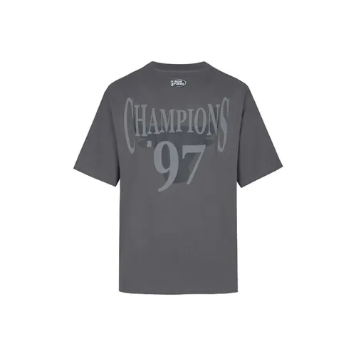 Mitchell Ness T Shirts Unisex Gray