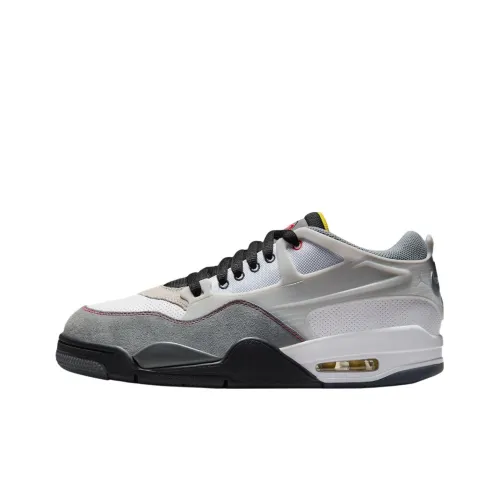 JORDAN 4 Rm Premium White Black Smoke Grey Fire Red