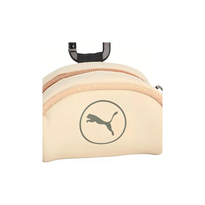 PUMA Synthetic Leather Golf Bag Storage Bag Accessory Unisex Warm White With Dark Sage-2