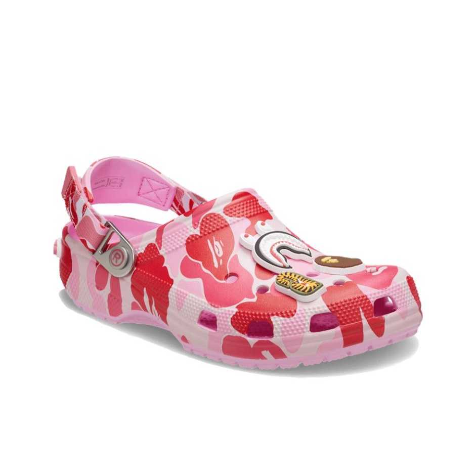 A BATHING APE x Crocs Classic Clog Clogs Unisex Pink - Cheap A BATHING APE x Crocs Classic Clog Clogs Unisex Pink - Cheap