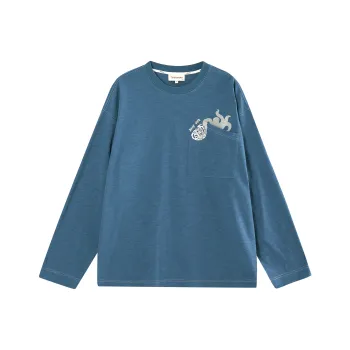 TIKIMOMOKA Straight Long Sleeved T Shirt Unisex