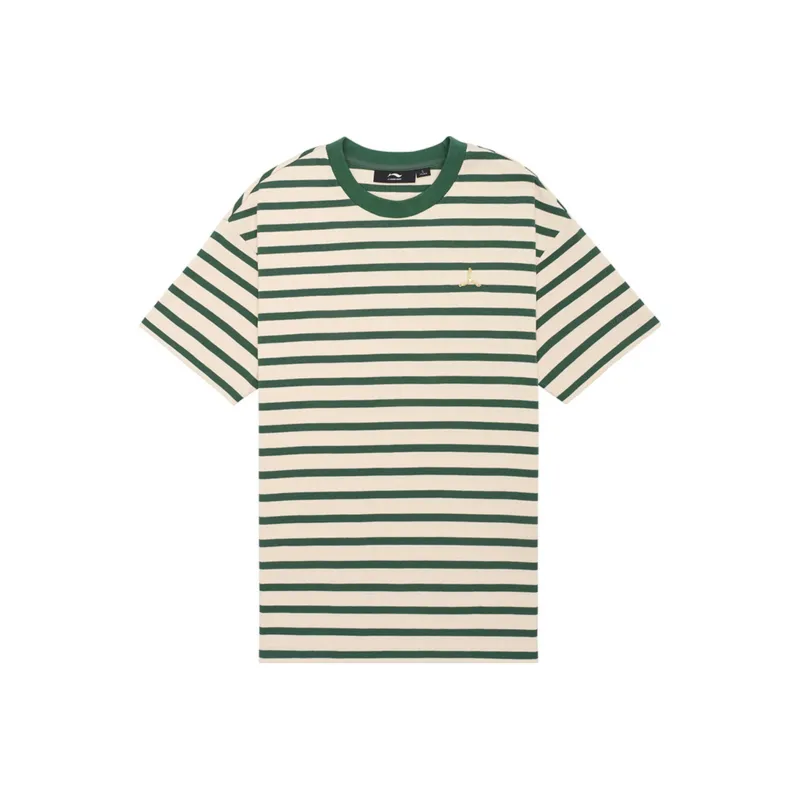 LI NING 1990 T Shirts Men Spruce Green-0