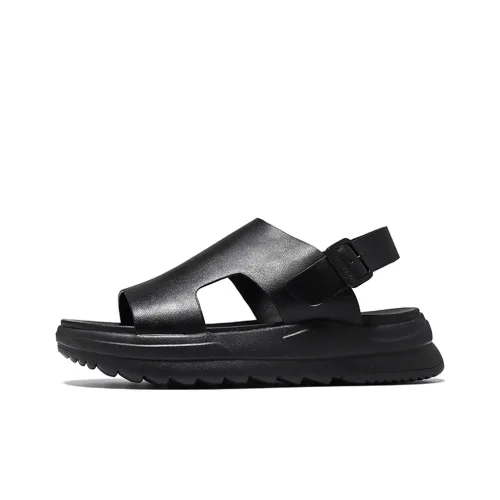 Baibianzhiheren Beach Sandals Men's Black