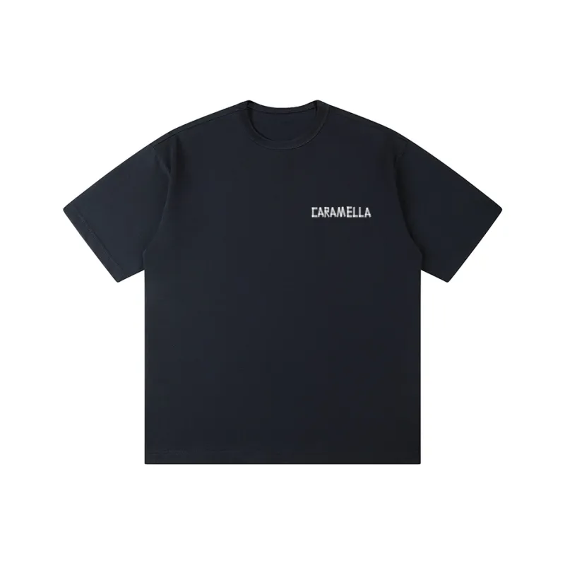 Caramella Drop Shoulder Sleeve T Shirt Unisex-7