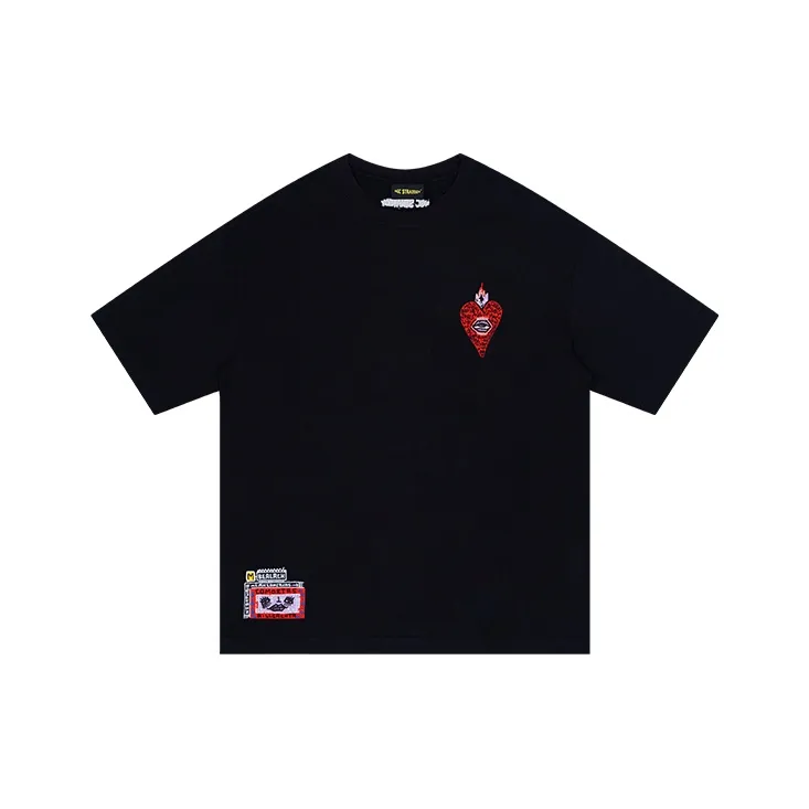 NGC STRATEGY Straight Elbow-Length Sleeved T-Shirt Unisex Black-0