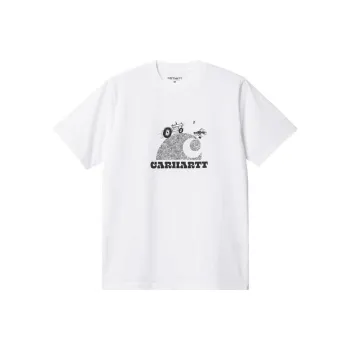 Carhartt WIP SS23 CHROMO T Shirts Men White