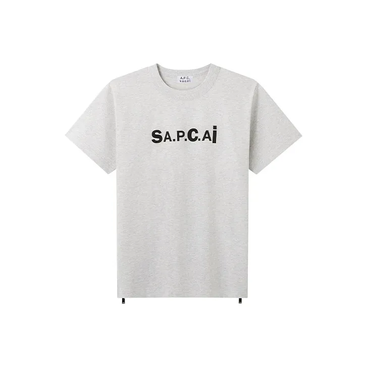 A.p.c X Sacai T Shirts Unisex-0