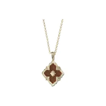 BUCCELLATI 18K Gold, Enamel Necklaces Unisex Red