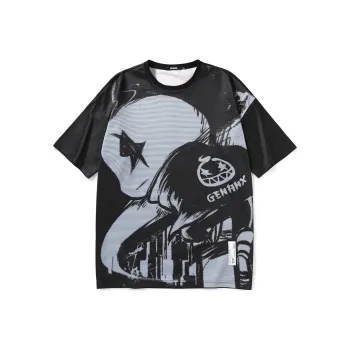 GENANX Straight Elbow Length Sleeved T Shirt Unisex