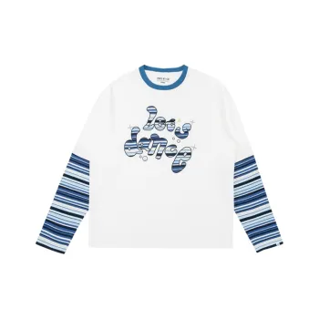 PROS BY CH Mock Two Piece Long Sleeved T Shirt Unisex