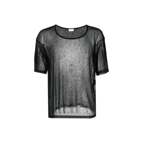 SAINT LAURENT SS23 T-Shirt Men's Black