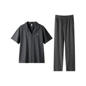 ZAO FU NIAO Pajama Set Men's Dark Gray