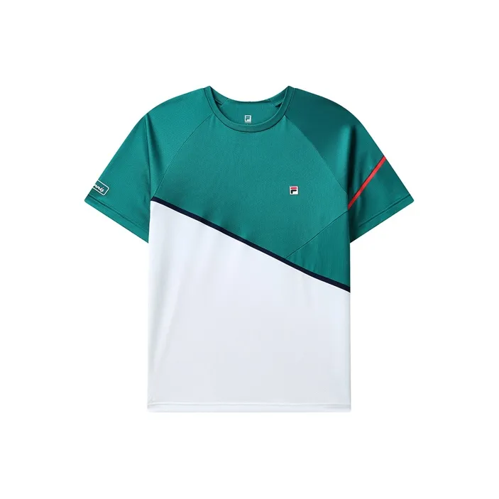 FILA T-Shirts Men Dark Iron Green-0