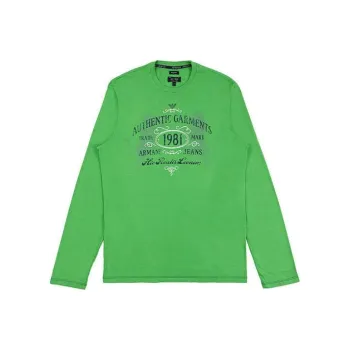 ARMANI JEANS T Shirt Men's Neon Green