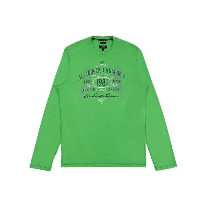 ARMANI JEANS T Shirt Men's Neon Green-0