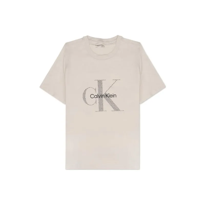 CK/Calvin Klein T Shirt Men's Bone White-0
