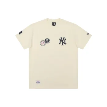 New Era SS23 New York Yankees Logo Print Casual Crewneck T Shirt