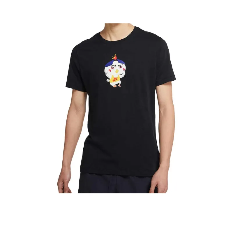 Nike T Shirts Men Black-0