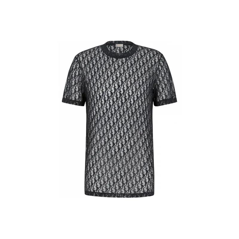 DIOR Quarterly New Products T Shirt Men's Dark Blue-0