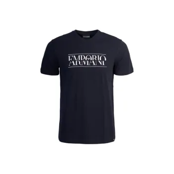 EMPORIO ARMANI T Shirts Men Marine Blue