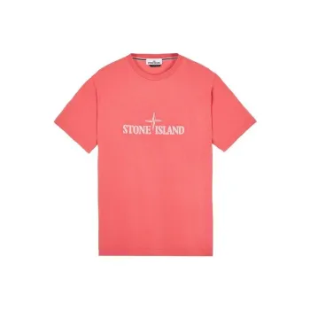 STONE ISLAND T Shirt Men's Pink