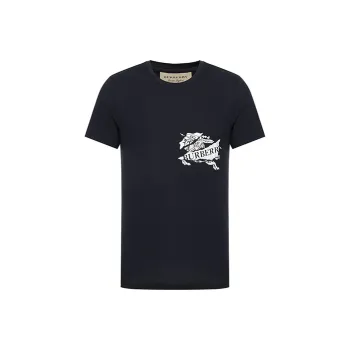 Burberry T Shirts Men Navy