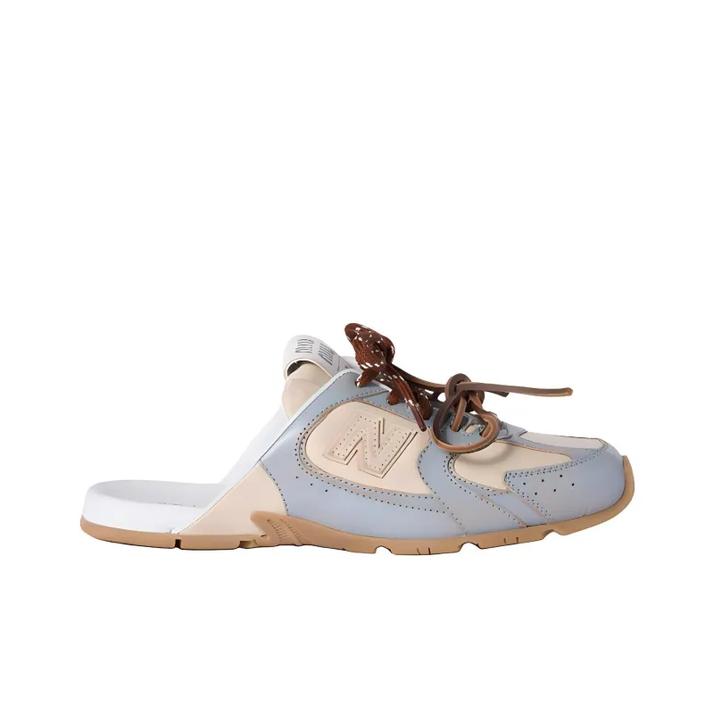 New Balance x MIU MIU NB 530 SL Closed Toe Slippers Women's Sky Blue-1