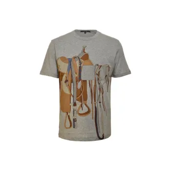 GUCCI T-Shirts Men Gray